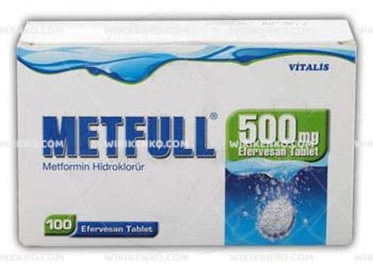 Metfull Efervesan Tablet 500 Mg