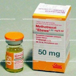 Methotrexat “Ebewe” Konsantre Injection Solution Iceren Vial 50 Mg