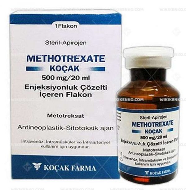 Methotrexat Kocak Injection Solution Iceren Vial 500 Mg
