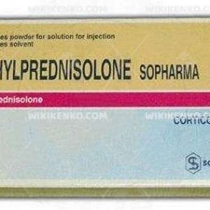 Metilprednisolon Sopharma Enj. Sol. Haz. Icin Lyf. Powder Iceren Amp 40 Mg