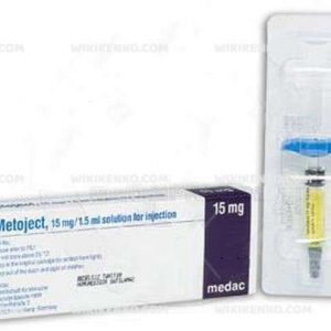 Metoject Injection Solution Iceren Kullanima Hazir Syringe  15 Mg