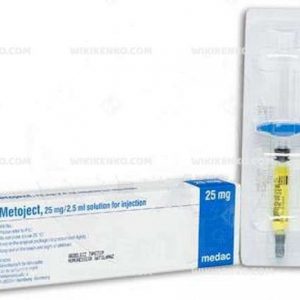 Metoject Injection Solution Iceren Kullanima Hazir Syringe  25 Mg