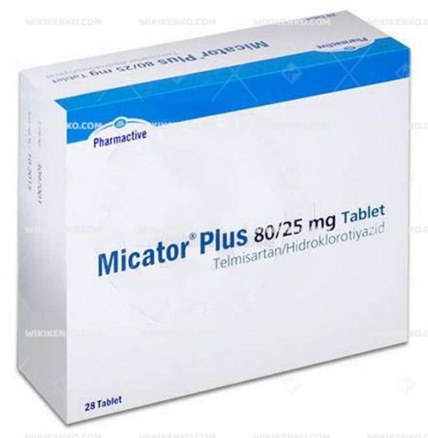 Micator Plus Tablet 80 Mg /25 Mg
