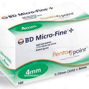 Bd Micro - Fine Insulin Kalem Needle  4 Mm