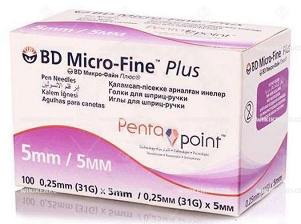 Bd Micro - Fine Insulin Kalem Needle 5 Mm