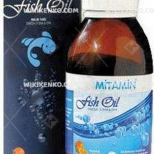 Mitamin Fish Oil Syrup (Portakal Aromali)