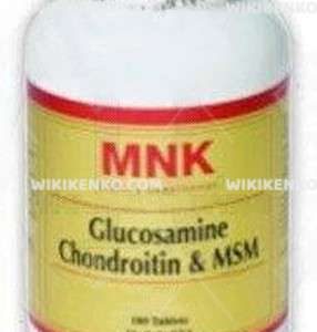 Mnk Glucosamine Chondroitin & Msm Tablet