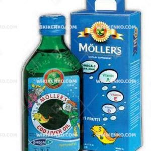 Moller’S Omega – 3 Cod Liver Oil Balik Yagli, A, D Ve E Vitaminli Takviye Edici Gida