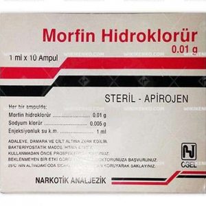 Morfin Hidroklorur Ampul 10 Mg