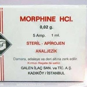 Morphine Hcl Ampul 20 Mg