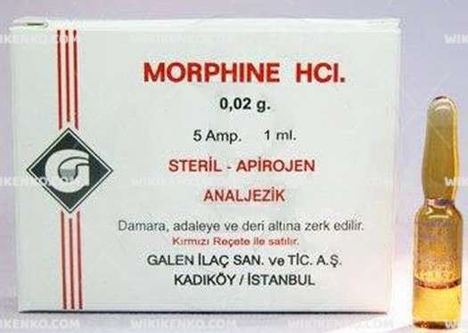 Morphine Hcl Ampul 20 Mg