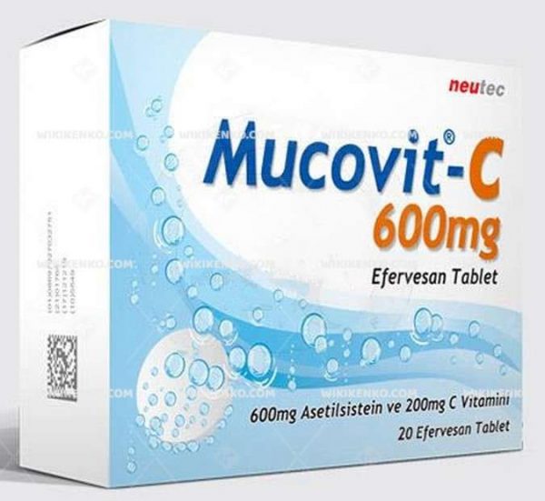 Mucovit-C Efervesan Tablet 600 Mg