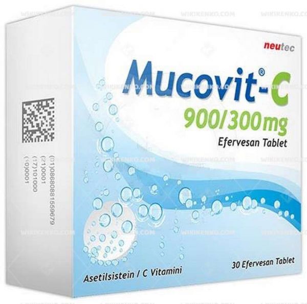 Mucovit - C Efervesan Tablet 900 Mg