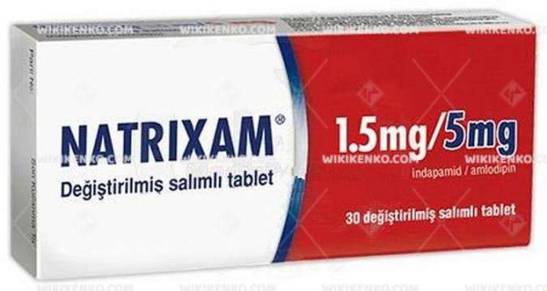 Natrixam Degistirilmis Salimli Tablet 1.5 Mg/5Mg