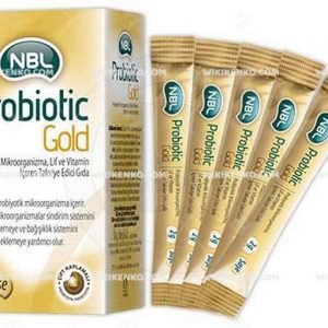 Nbl Probiotic Gold Probiyotik Mikroorganizma, Lif Ve Vitamin Iceren Takviye Edici Gida