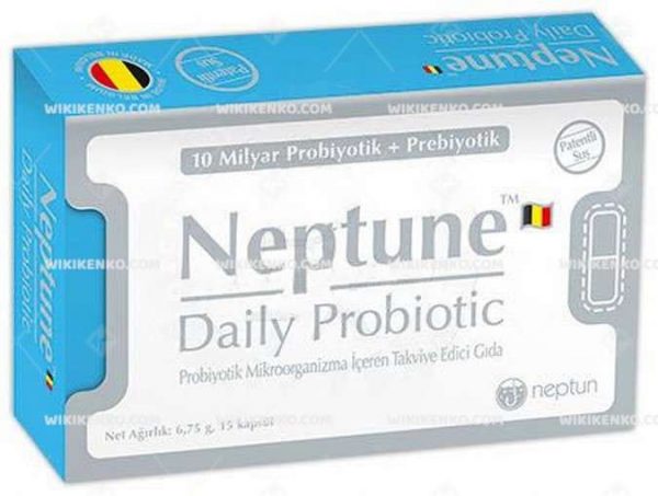 Neptune Daily Probiotic Probiyotik Mikroorganizma Iceren Takviye Edici Gida