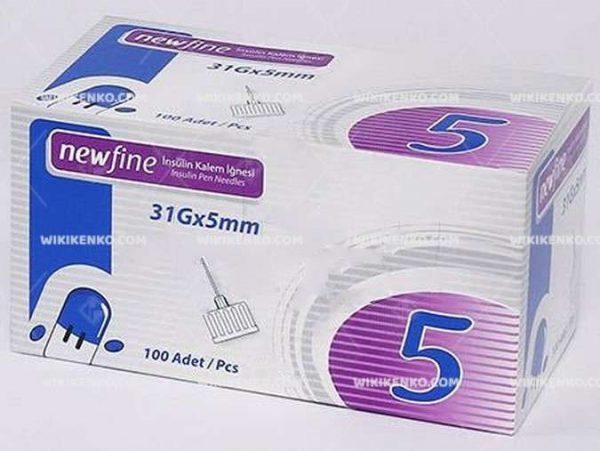 Newfine Insulin Kalem Needle 5 Mm