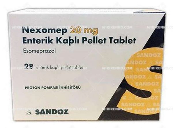 Nexomep Enterik Coated Pellet Tablet 20 Mg