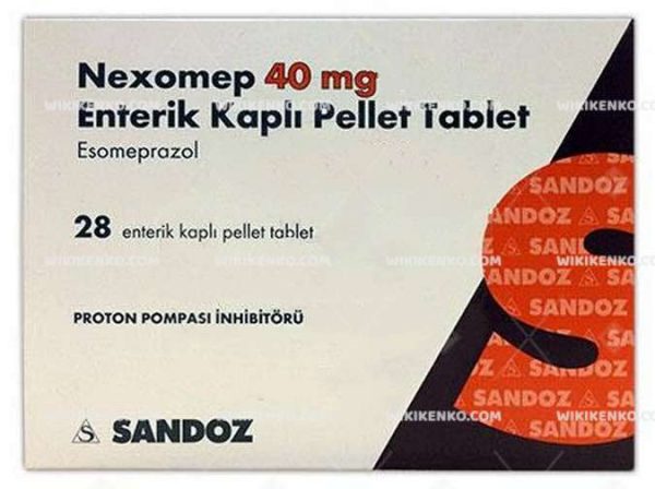 Nexomep Enterik Coated Pellet Tablet 40 Mg