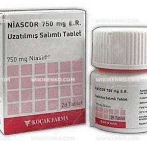 Niascor E.R. Uzatilmis Salimli Tablet 750 Mg