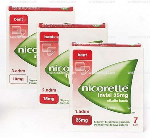 Nicorette Invisi Nikotin Bandi 15 Mg