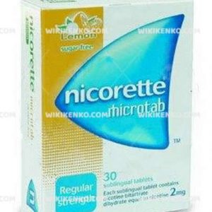 Nicorette Microtab Limonlu Sublingual Tablet