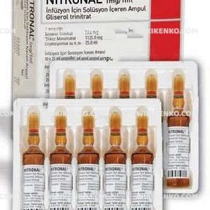 Nitronal Intravenoz Infusion Icin Solution Iceren Ampul  25 Mg