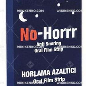 No - Horrr Oral Film Strip
