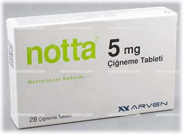 Notta Chewable Tablet 5 Mg
