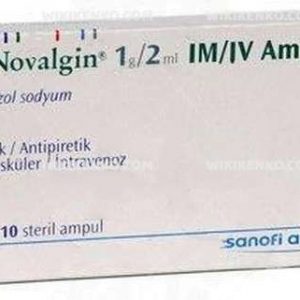 Novalgin Im/Iv Ampul  1000 Mg/2Ml