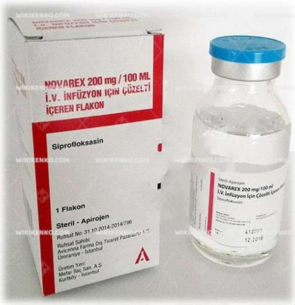 Novarex I.V. Infusion Icin Solution Iceren Vial 200 Mg/100Ml