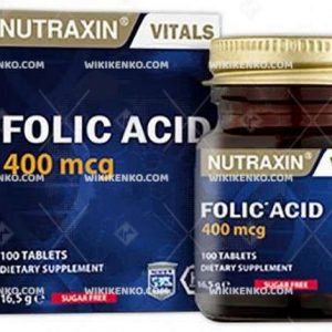 Nutraxin Folik Asit Tablet Iceren Takviye Edici Gida
