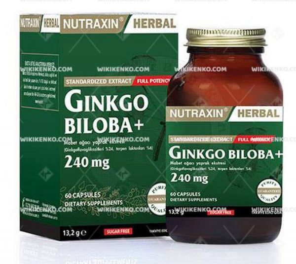 Nutraxin Ginkgo Biloba Capsule