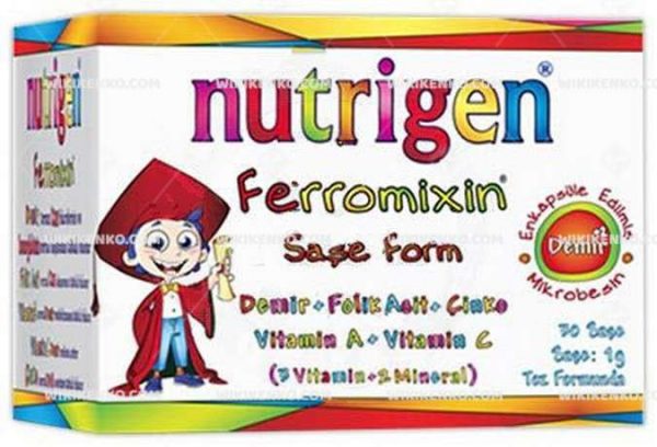 Nutrigen Ferromixin Vitamin Ve Mineral Iceren Takviye Edici Gida