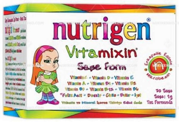 Nutrigen Vitamixin Vitamin Ve Mineral Iceren Takviye Edici Gida