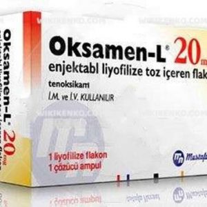 Oksamen-L Injection Liyofilize Powder Iceren Vial