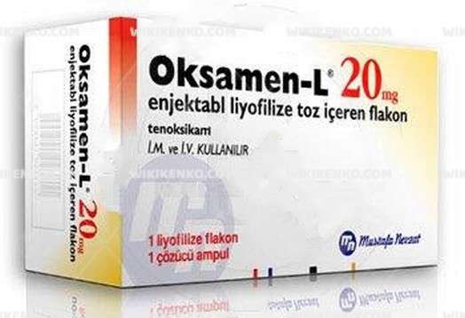 Oksamen-L Injection Liyofilize Powder Iceren Vial