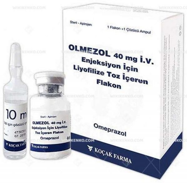 Olmezol I.V. Injection Icin Liyofilize Powder Iceren Vial