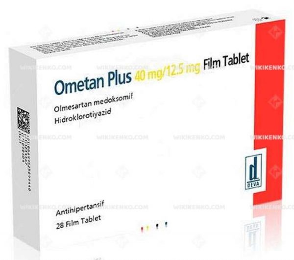 Ometan Plus Film Tablet 40 Mg/12.5Mg
