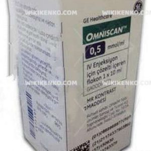 Omniscan Iv Injection Icin Solution Iceren Vial