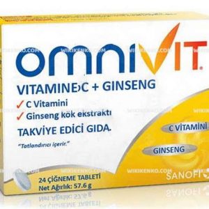 Omnivit Vitamine C + Ginseng Chewable Tablet