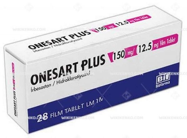 Onesart Plus Film Tablet 150 Mg/12,5Mg