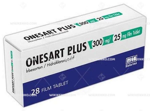 Onesart Plus Film Tablet 300 Mg/25Mg