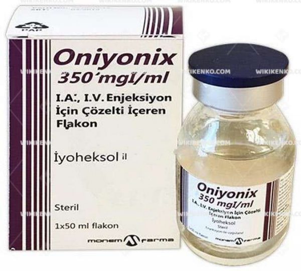 Oniyonix Ia, Iv Injection Icin Solution Iceren Vial