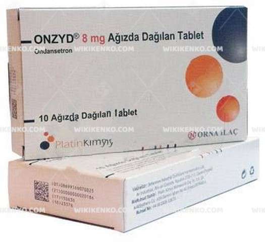 Onzyd Agizda Dagilan Tablet 8 Mg