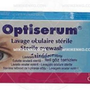 Optiserum Sterile Eye Temizleme Solutionu