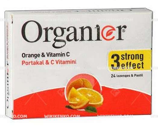 Organier Pastil Portakal & Vitamin C
