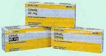 Ormil Film Tablet 40 Mg