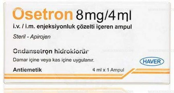 Osetron I.M./I.V. Injection Solution Iceren Ampul 8 Mg/4Ml