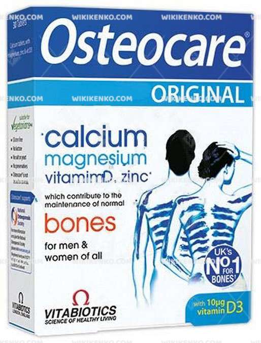 Osteocare Vitamin Ve Mineraller Iceren Takviye Edici Gida
